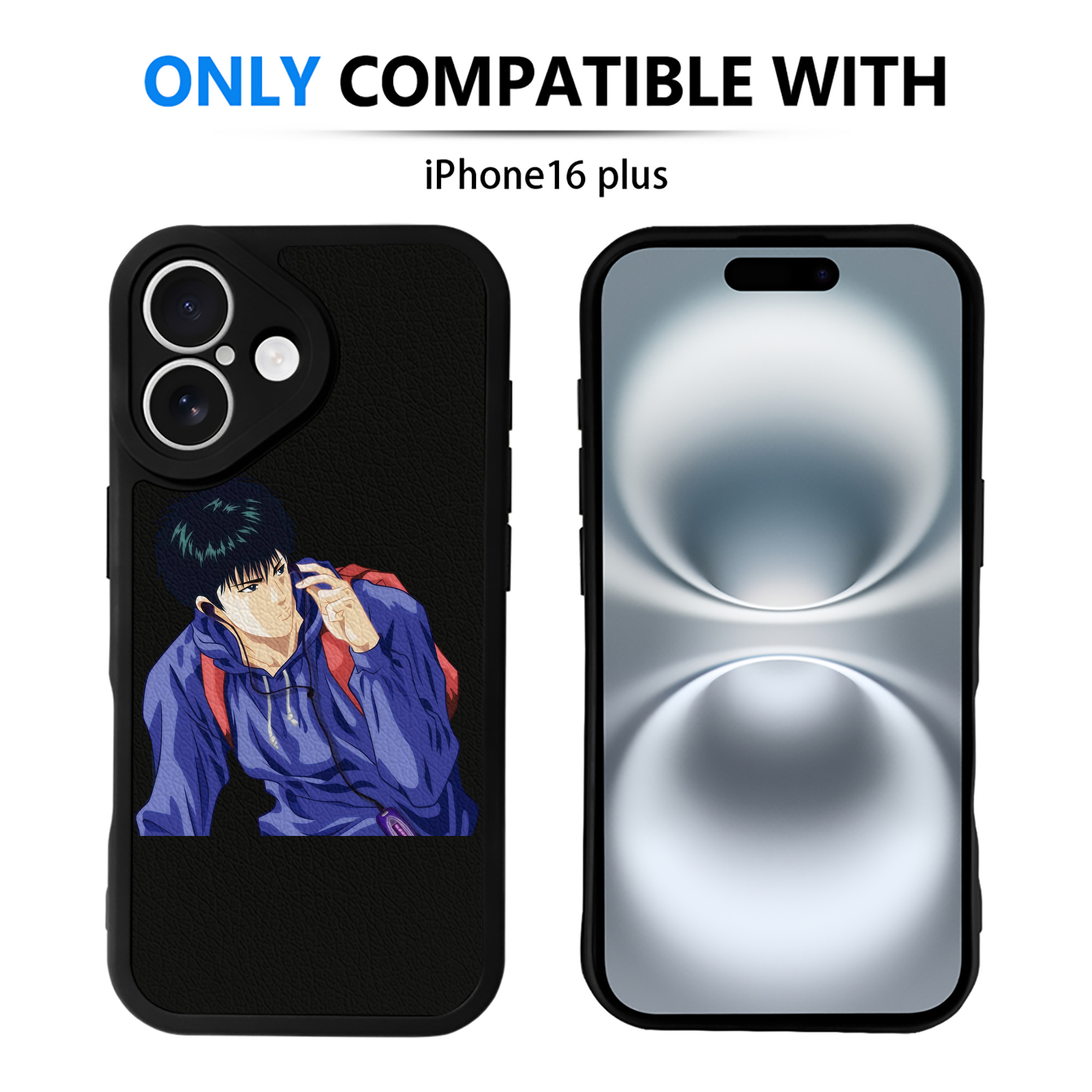 （画像用） SLAM DUNK／スラムダンク 【iPhone 16シリーズ対応】シリコンスマホケース（レザー調） 材質：シリコン